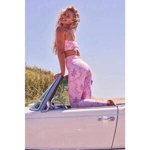 Loveshackfancy x‎ Beach Riot Women’s Floral Preppy Piper Leggings Sz S